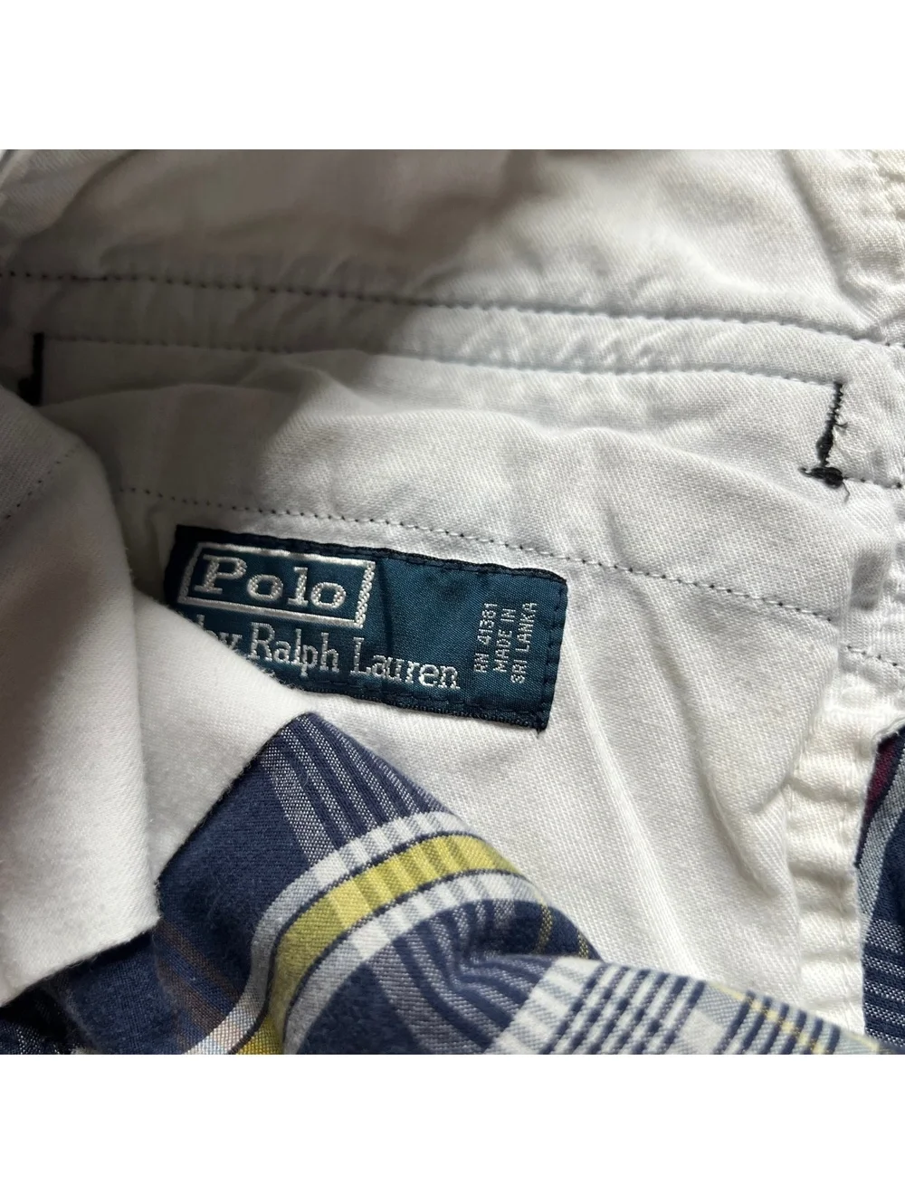 Vintage Y2K Polo Ralph Lauren Plaid Cargo Shorts Streetwear Grunge Surf Skater